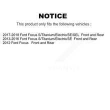 Charger l'image dans la galerie, Front Rear Disc Brake Rotors Ceramic Pads And Drum Kit For Ford Focus