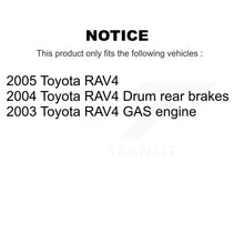 Charger l'image dans la galerie, Front Rear Disc Brake Rotors Ceramic Pads And Drum Kit For Toyota RAV4