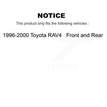 Charger l&#39;image dans la galerie, [Front+Rear] 1996-2000 Toyota RAV4 Premium OE Brake Rotor Drum Kit &amp; Ceramic Pads For Max Braking