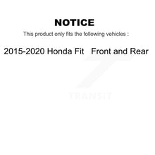 Load image into Gallery viewer, [Front+Rear] 2015-2020 Honda Fit Premium OE Brake Rotor Drum Kit &amp; Ceramic Pads For Max Braking