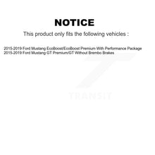 Charger l'image dans la galerie, Front Disc Brake Rotors And Ceramic Pads Kit For Ford Mustang