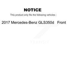 Load image into Gallery viewer, Front Disc Brake Rotors And Ceramic Pads Kit For 2017 Mercedes-Benz GLS350d