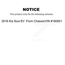 Charger l'image dans la galerie, Front Rear Brake Rotors Ceramic Pad Kit For Kia Soul EV From Chassis VIN #160921
