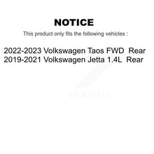 Load image into Gallery viewer, Rear Disc Brake Rotors And Ceramic Pads Kit For Volkswagen Jetta Taos