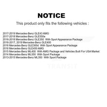 Charger l'image dans la galerie, Rear Brake Rotor Ceramic Pad Kit For Mercedes-Benz ML350 GLE350 GLE43 AMG GLE400