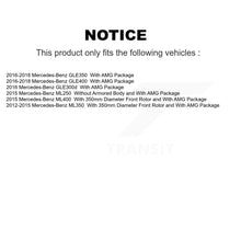 Load image into Gallery viewer, Front Brake Rotors &amp; Ceramic Pad Kit For Mercedes-Benz ML350 GLE350 ML400 GLE400