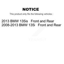 Load image into Gallery viewer, Front Rear Disc Brake Rotors And Ceramic Pads Kit For BMW 135i 135is