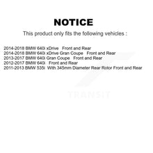 Load image into Gallery viewer, Front Rear Disc Brake Rotors Ceramic Pad Kit For BMW 535i 640i Gran Coupe xDrive