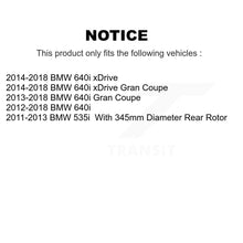 Load image into Gallery viewer, Front Rear Disc Brake Rotors Ceramic Pad Kit For BMW 535i 640i Gran Coupe xDrive