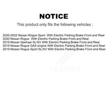 Load image into Gallery viewer, Front Rear Disc Brake Rotors And Ceramic Pads Kit For Nissan Rogue Sport Qashqai