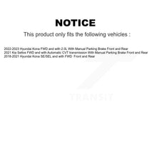 Load image into Gallery viewer, Front Rear Disc Brake Rotors And Ceramic Pads Kit For Hyundai Kona