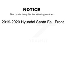 Load image into Gallery viewer, Front Disc Brake Rotors And Ceramic Pads Kit For 2019-2020 Hyundai Santa Fe