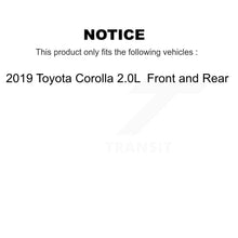 Load image into Gallery viewer, [Front+Rear] 2019 Toyota Corolla 2.0L Premium OE Brake Rotor Drum Kit &amp; Ceramic Pads For Max Braking