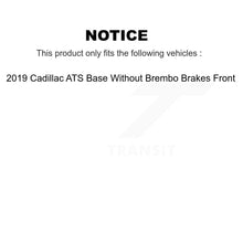 Charger l&#39;image dans la galerie, Front Disc Brake Rotors And Ceramic Pads Kit For 2019 Cadillac ATS Base