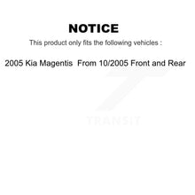 Charger l&#39;image dans la galerie, [Front+Rear] 2005 Kia Magentis From 10 Premium OE Brake Rotors &amp; Ceramic Pads Kit For Max Braking