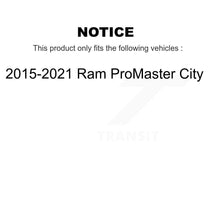 Charger l'image dans la galerie, Front Rear Brake Rotor Ceramic Pad And Drum Kit For 2015-2021 Ram ProMaster City