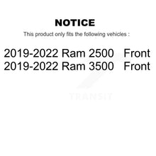 Load image into Gallery viewer, Front Disc Brake Rotors And Ceramic Pads Kit For 2019-2022 Ram 2500 3500