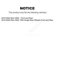 Load image into Gallery viewer, [Front+Rear] 2019-2022 Ram 2500 3500 Premium OE Brake Rotors &amp; Ceramic Pads Kit For Max Braking