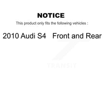 Load image into Gallery viewer, Front Rear Disc Brake Rotors And Ceramic Pads Kit For 2010 Audi S4