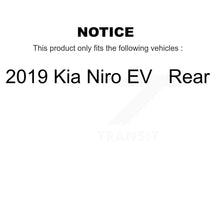 Charger l&#39;image dans la galerie, Rear Disc Brake Rotors And Ceramic Pads Kit For 2019 Kia Niro EV