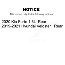 Load image into Gallery viewer, Rear Disc Brake Rotors And Ceramic Pads Kit For Kia Forte Hyundai Veloster