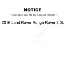 Charger l'image dans la galerie, Front Rear Disc Brake Rotors And Ceramic Pads Kit For 2016 Land Rover Range 3.0L