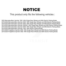 Charger l'image dans la galerie, Rear Brake Rotors &amp; Ceramic Pad Kit For Mercedes-Benz Sprinter 2500 Freightliner