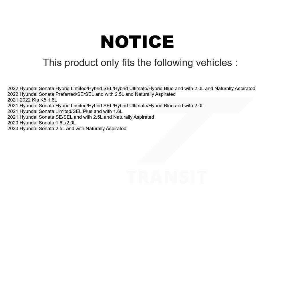 Front Rear Disc Brake Rotors And Ceramic Pads Kit For Hyundai Sonata Kia K5