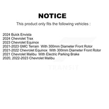 Charger l'image dans la galerie, Front Brake Rotor And Ceramic Pad Kit For Chevrolet Equinox GMC Terrain Malibu Trax Buick K8T-104694