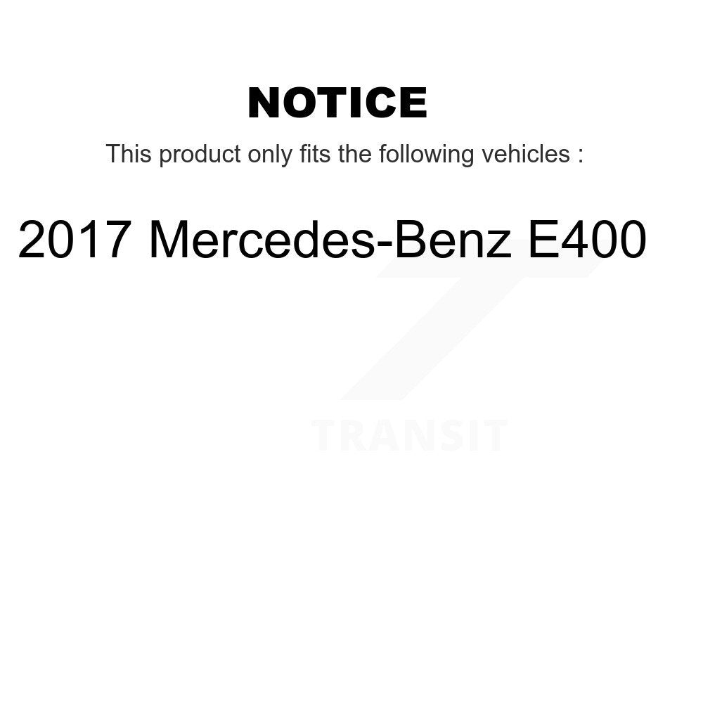 Rear Disc Brake Rotors And Ceramic Pads Kit For 2017 Mercedes-Benz E400 K8T-104749