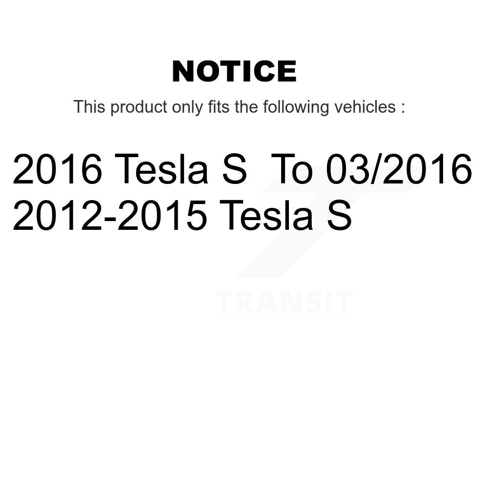 Rear Disc Brake Rotors And Ceramic Pads Kit For Tesla S K8T-104808