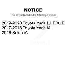 Charger l'image dans la galerie, Front Rear Disc Brake Rotors Ceramic Pads And Drum Kit For Toyota Yaris iA Scion