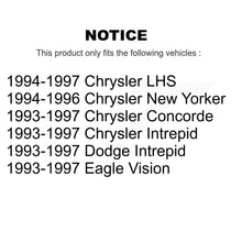 Load image into Gallery viewer, Front Brake Rotor &amp; Ceramic Pad Kit For Intrepid Dodge Chrysler Concorde LHS Eagle Vision K8T-105809