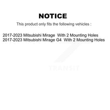 Load image into Gallery viewer, Front Rear Disc Brake Rotors Ceramic Pads And Drum Kit For 2017-2023 Mitsubishi Mirage G4 K8T-105814