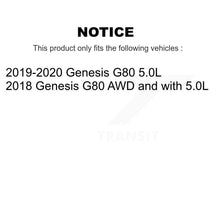Load image into Gallery viewer, Front Rear Disc Brake Rotors And Ceramic Pads Kit For Genesis G80 K8T-105839