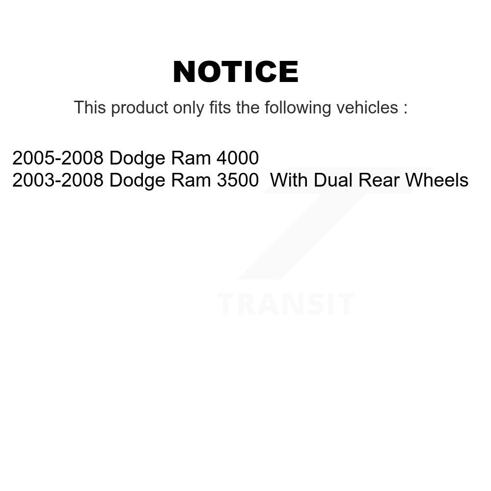 Front Rear Brake Caliper Left Right Driver Passenger Kit For Dodge Ram 3500 4000