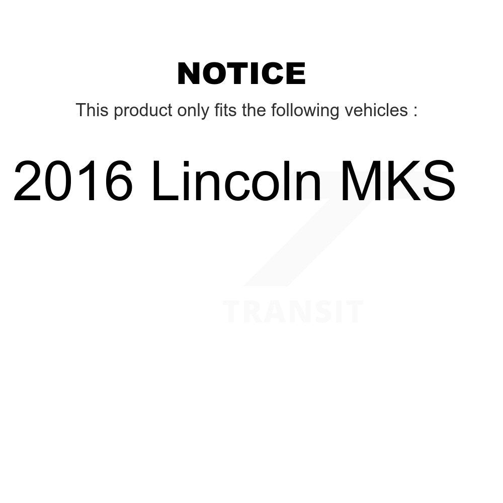 Front Rear Brake Caliper Left Right (Driver Passenger) Kit For 2016 Lincoln MKS