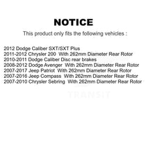 Load image into Gallery viewer, Front Rear Brake Caliper Kit For Jeep Patriot Compass Chrysler Dodge Sebring 200