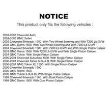 Load image into Gallery viewer, Front Rear Brake Caliper Kit For Chevrolet Silverado 1500 GMC Sierra Astro Tahoe