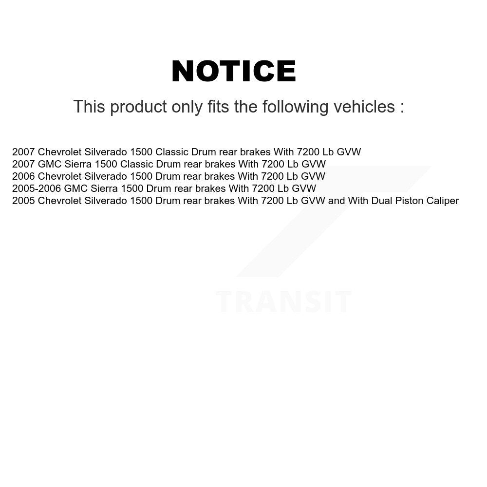 Front Rear Brake Caliper Kit For Chevrolet GMC Silverado 1500 Sierra Classic