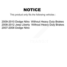 Charger l'image dans la galerie, Front Rear Disc Brake Caliper Left Right Side Kit For Jeep Liberty Dodge Nitro