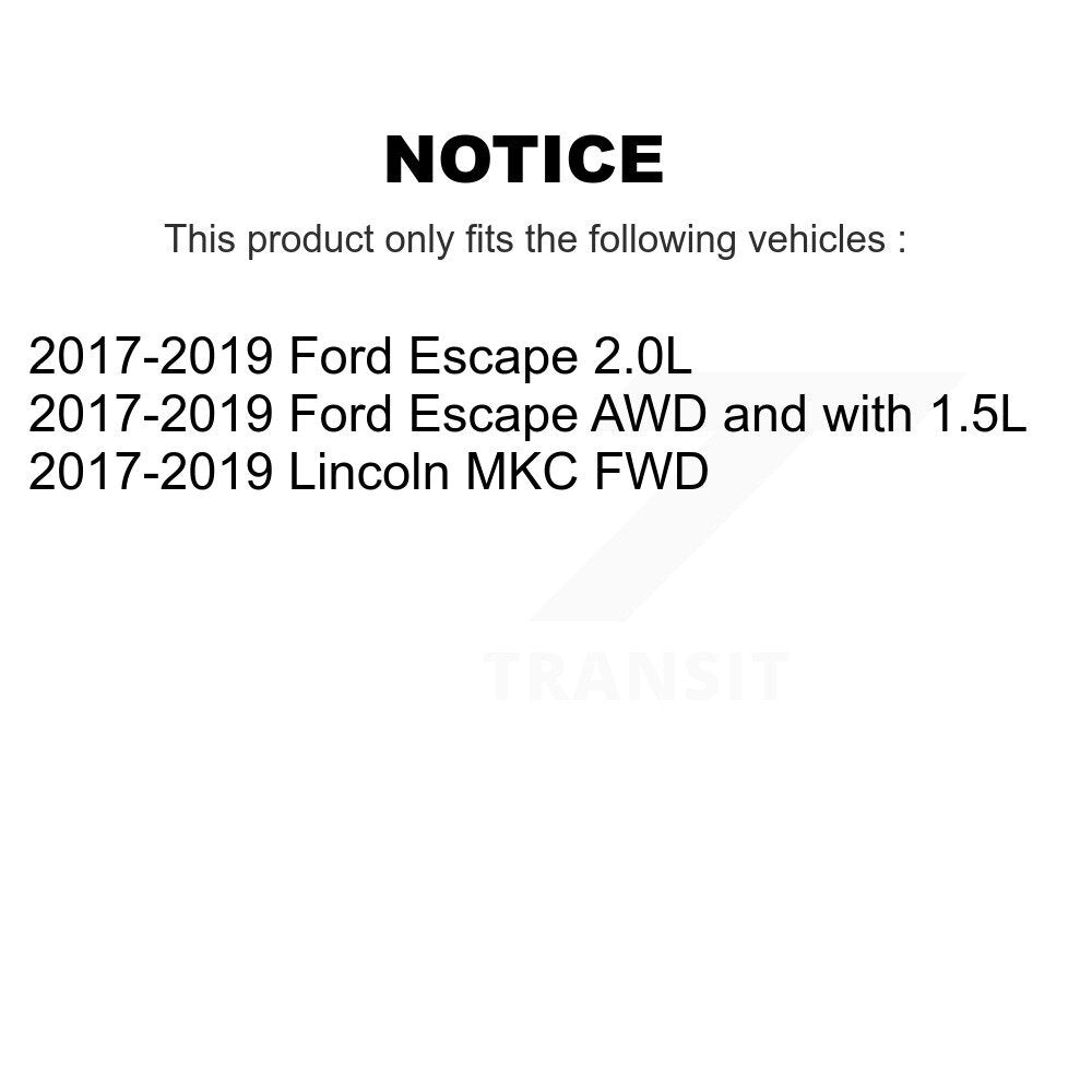 Front Rear Disc Brake Caliper Left Right Side Kit For Ford Escape Lincoln MKC