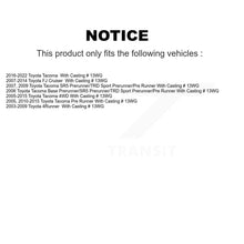 Load image into Gallery viewer, Front Brake Caliper Kit For Toyota Tacoma 4Runner FJ Cruiser With Casting # 13WG