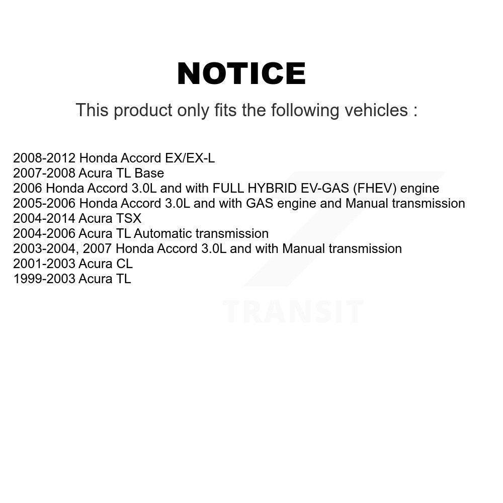 Front Disc Brake Caliper Left Right Side Kit For Honda Accord Acura TL TSX CL