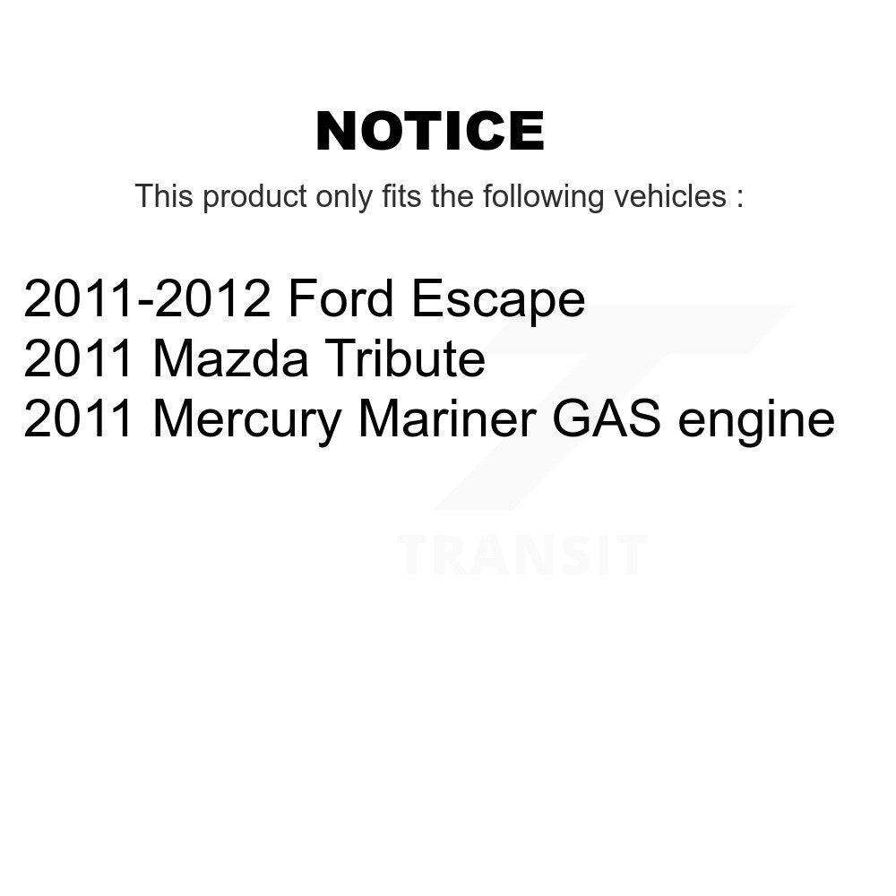 Front Brake Caliper Left Right Kit For Ford Escape Mercury Mariner Mazda Tribute