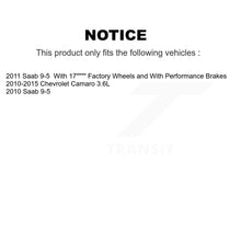 Load image into Gallery viewer, Front Disc Brake Caliper Left Right Side Kit For Chevrolet Camaro Saab 9-5
