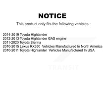 Charger l'image dans la galerie, Front Brake Caliper Left Right Side Kit For Toyota Highlander Sienna Lexus RX350