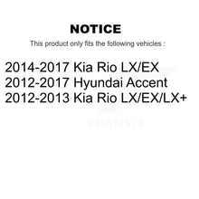 Charger l'image dans la galerie, [Front] 2012-2017 Hyundai Accent Kia Rio Premium OE Brake Caliper Kit For Max Safe Braking