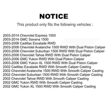 Load image into Gallery viewer, Rear Brake Caliper Kit For Chevrolet Avalanche 1500 GMC Express Yukon Tahoe XL