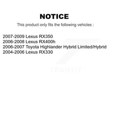 Charger l'image dans la galerie, Rear Brake Caliper Left Right Kit For Lexus RX350 RX330 Toyota Highlander RX400h